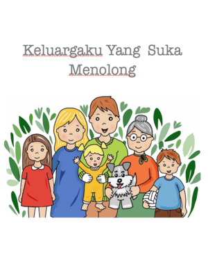 cover image of My Family of Helpers - Indonesian